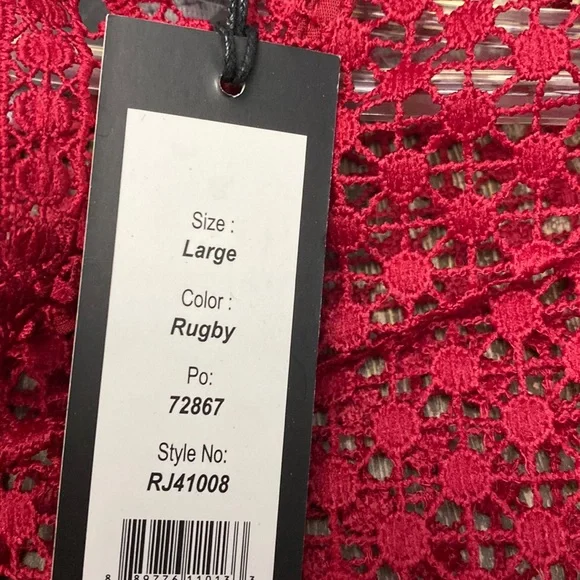 Romeo & Juliet couture lace dress Rugby color Large - Picture 5 of 13